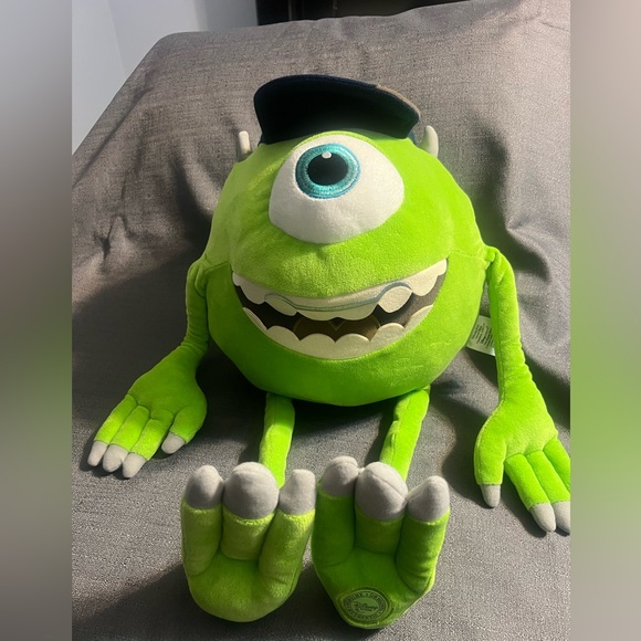 Disney Monster's University Pixar Mike Wazowski Stuffed Plush Toy - Picture 2 of 10